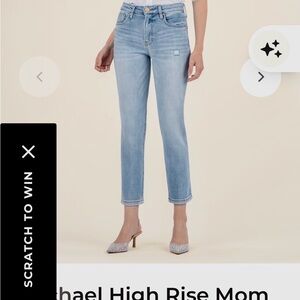 Kut from the Kloth Light Blue Ankle Jeans 👖 MOM’S JEANS , size 10 or 32/26